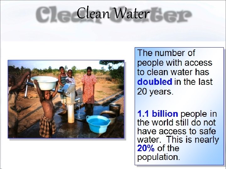 Clean Water 