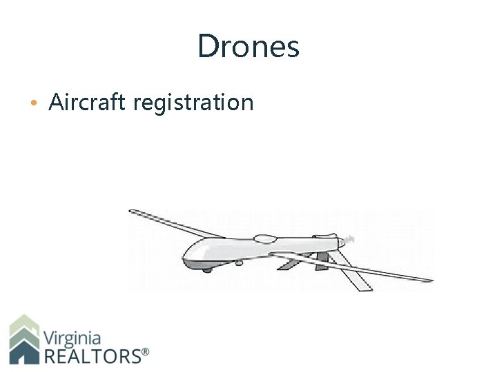 Drones • Aircraft registration 