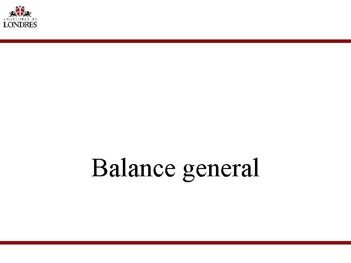 Balance general 