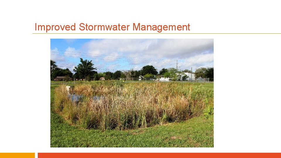 Improved Stormwater Management 