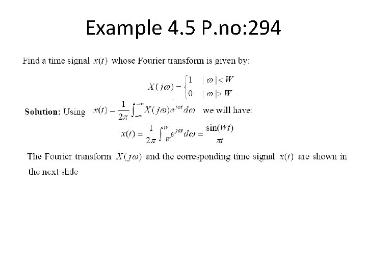 Example 4. 5 P. no: 294 
