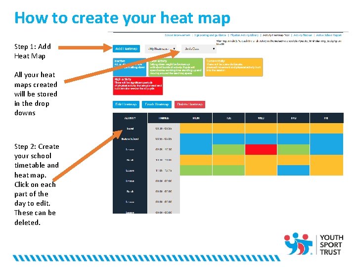 How to create your heat map Step 1: Add Heat Map All your heat