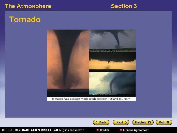The Atmosphere Tornado Section 3 