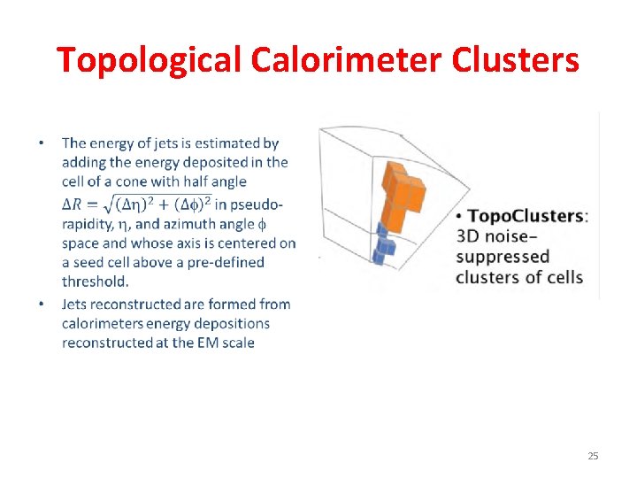 Topological Calorimeter Clusters • 25 