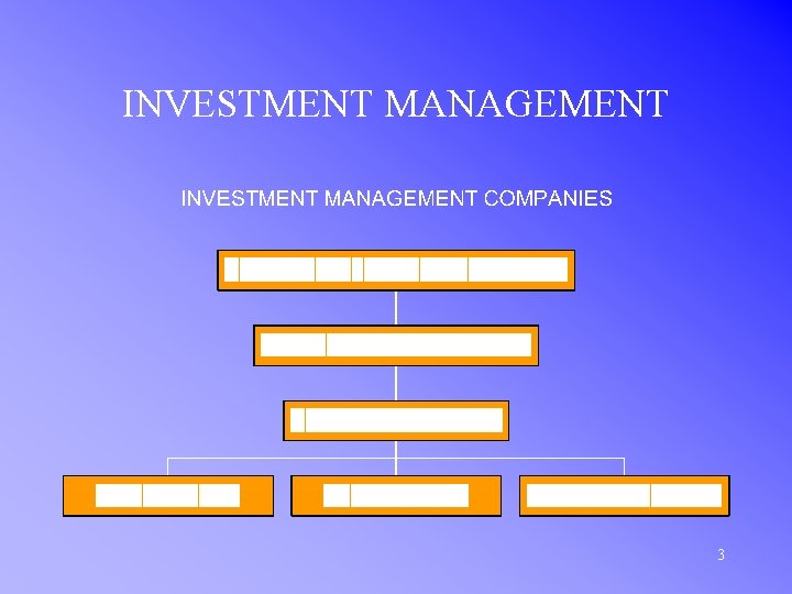 INVESTMENT MANAGEMENT 3 