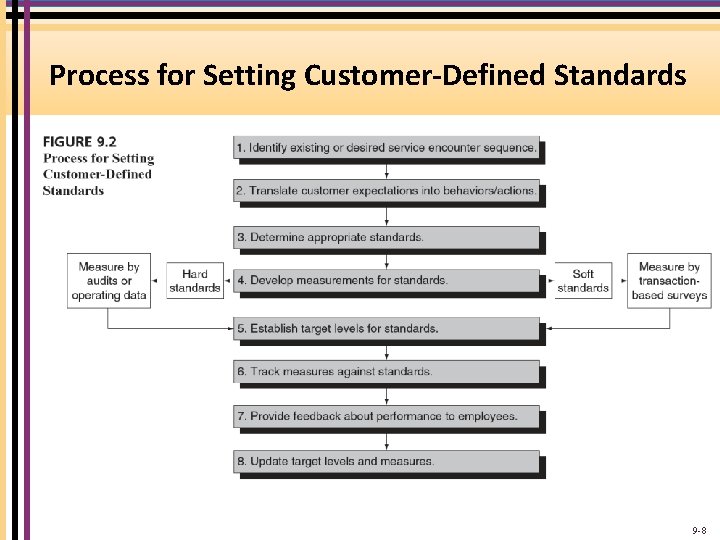 Process for Setting Customer-Defined Standards 9 -8 
