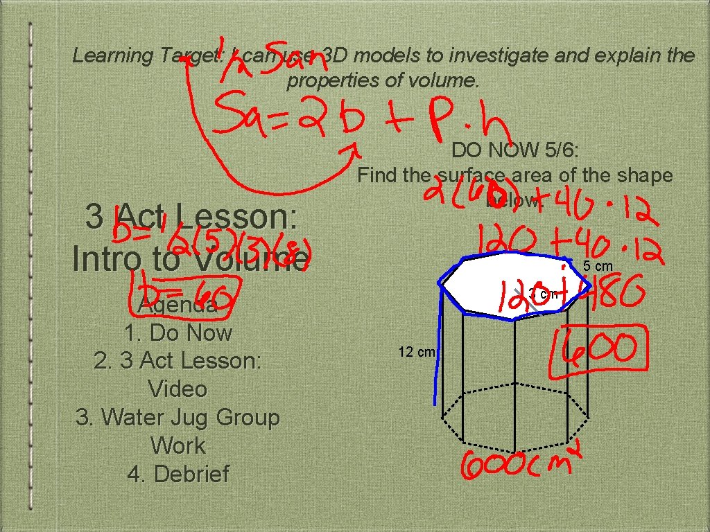 Learning Target: I can use 3 D models to investigate and explain the properties