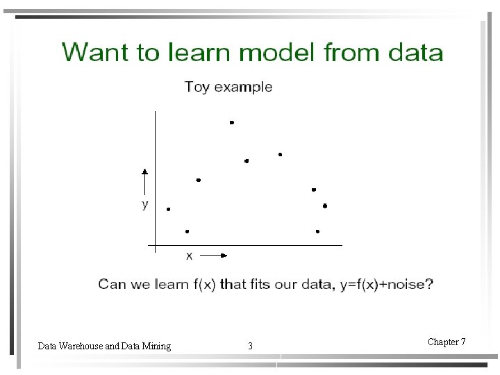 Data Warehouse and Data Mining 3 Chapter 7 