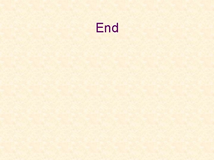 End 