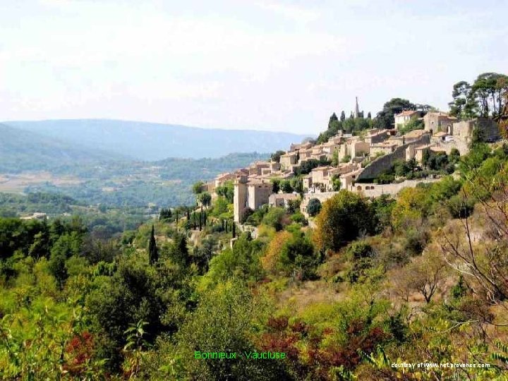 Bonnieux - Vaucluse courtesy of www. net. provence. com 