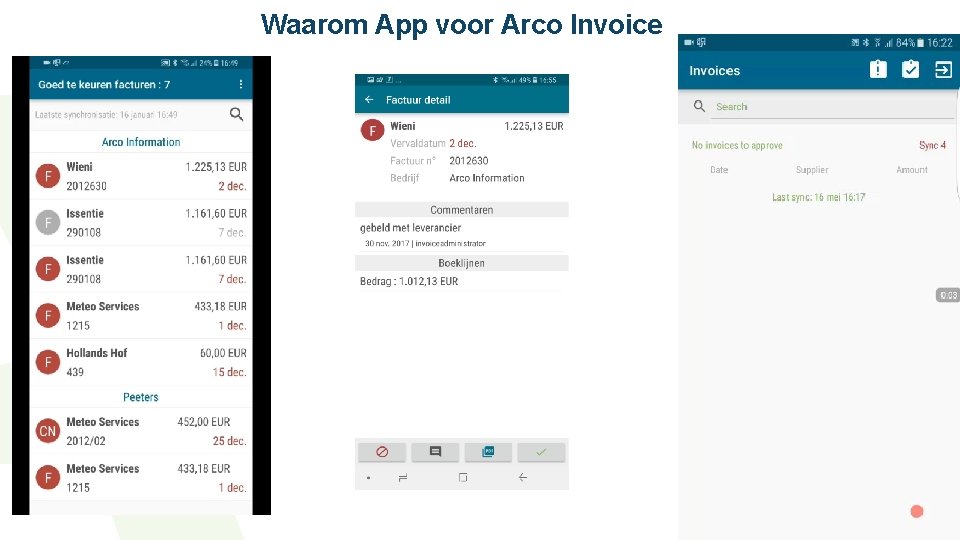 Waarom App voor Arco Invoice 