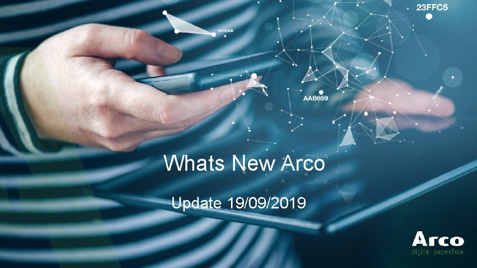 Whats New Arco Update 19/09/2019 
