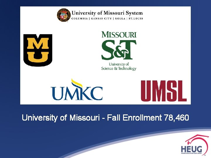 University of Missouri - Fall Enrollment 78, 460 