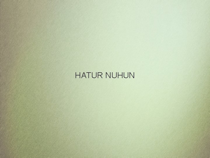 HATUR NUHUN 