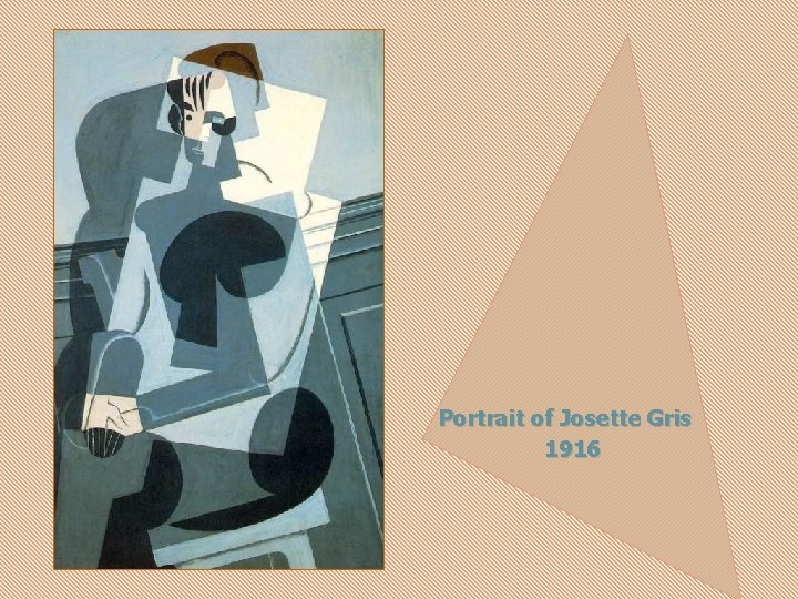 Portrait of Josette Gris 1916 