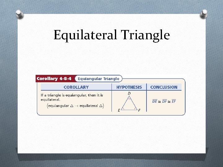 Equilateral Triangle 