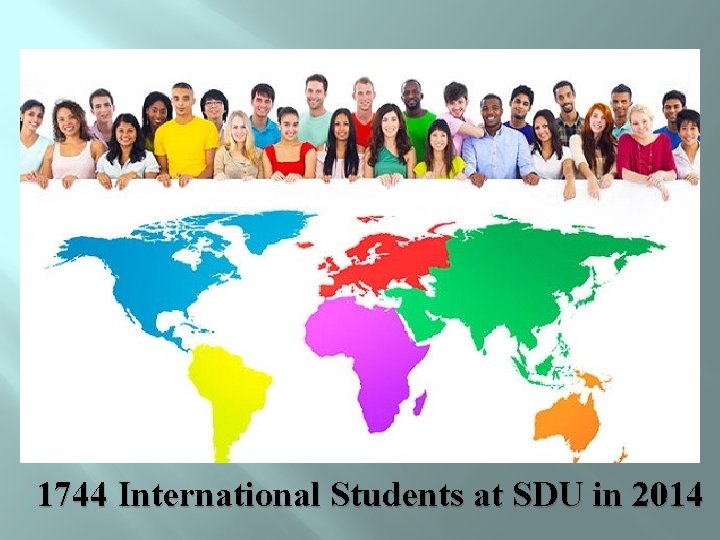 1744 International Students at SDU in 2014 