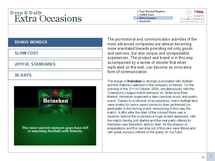 Deep & Daily Extra Occasions BONUS WONDER SLOW COST JOYFUL STANDARDS 3 D DAYS