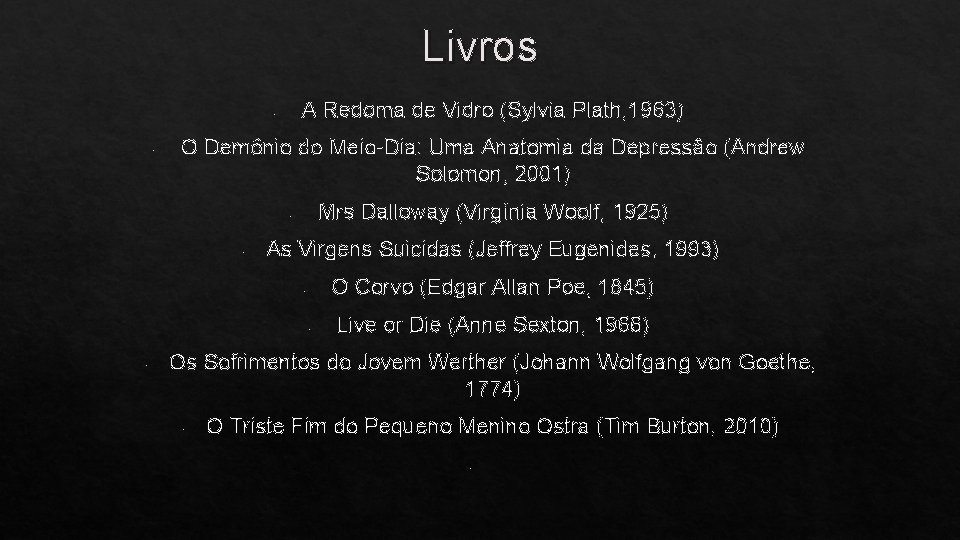 Livros A Redoma de Vidro (Sylvia Plath, 1963) - O Demônio do Meio-Dia: Uma