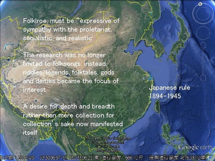 Folklroe, must be “expressive of sympathy with the proletariat, socialistic, and realistic The research