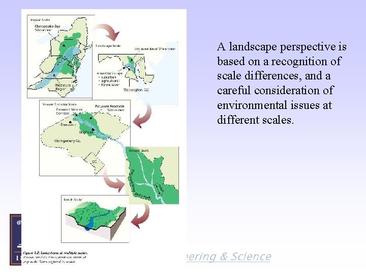 A landscape perspective is based on a recognition of scale differences, and a careful