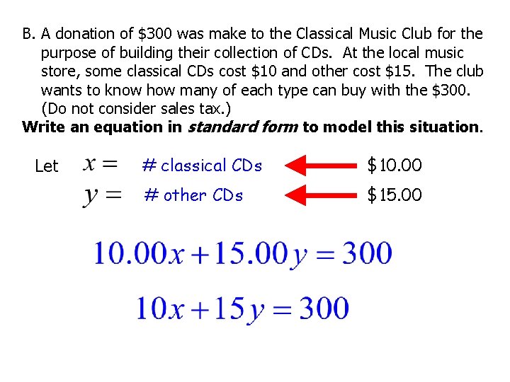 B. A donation of $300 was make to the Classical Music Club for the