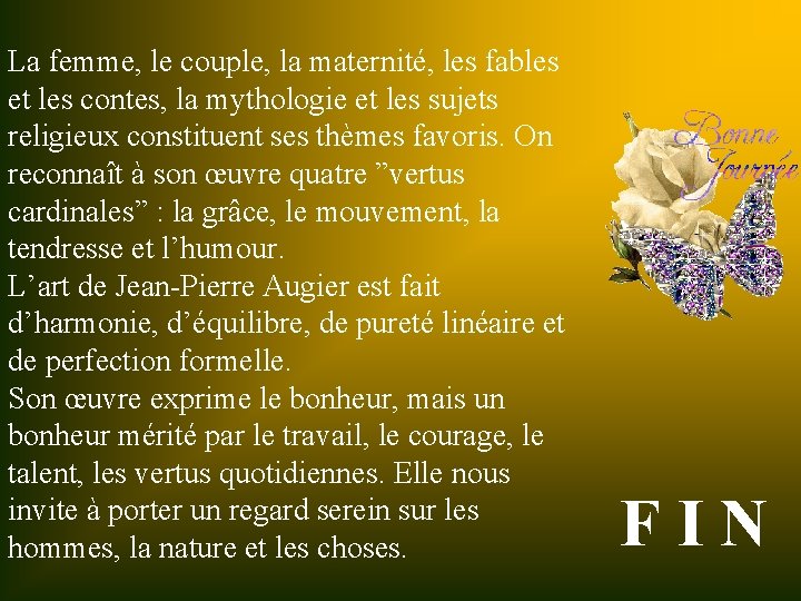 La femme, le couple, la maternité, les fables et les contes, la mythologie et