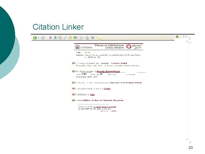 Citation Linker 23 
