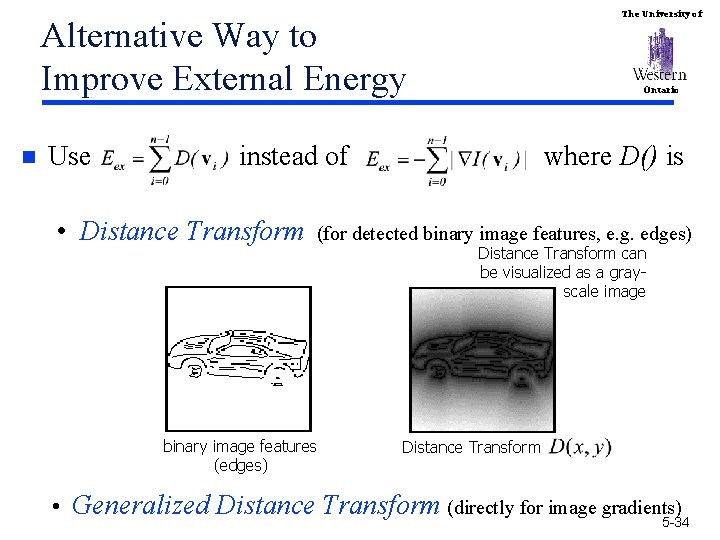 The University of Alternative Way to Improve External Energy n Use Ontario instead of