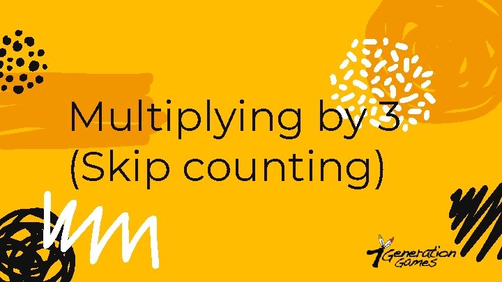 Multiplying by 3 (Skip counting) 