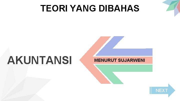 TEORI YANG DIBAHAS AKUNTANSI MENURUT SUJARWENI NEXT 