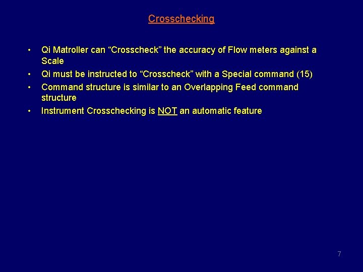 Cross Check Instrument MUST HAVE SHOULD HAVE COULD HAVE Module 050