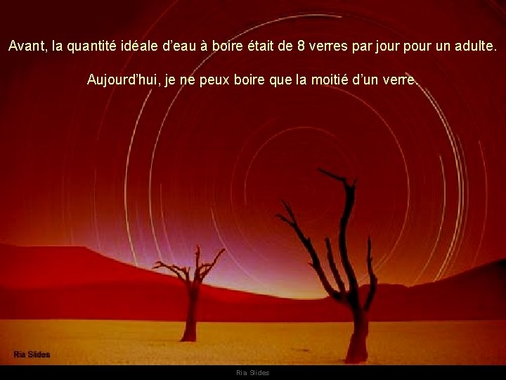 Avant, la quantité idéale d’eau à boire était de 8 verres par jour pour