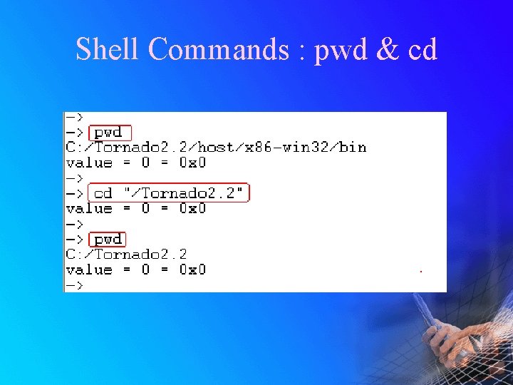 Shell Commands : pwd & cd 