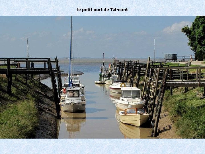 le petit port de Talmont 