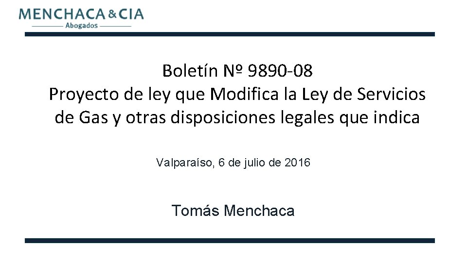 Boletín Nº 9890 -08 Proyecto de ley que Modifica la Ley de Servicios de