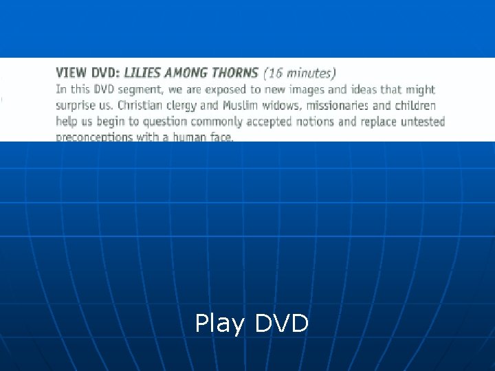 Play DVD 