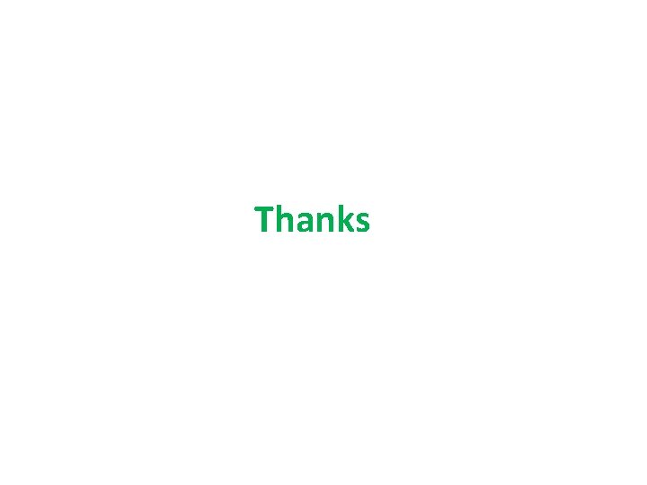Thanks Thanks