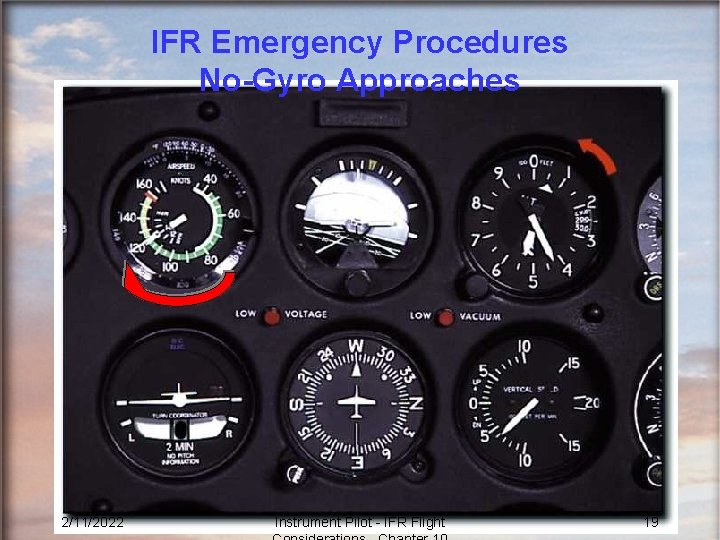 IFR Emergency Procedures No-Gyro Approaches 2/11/2022 Instrument Pilot - IFR Flight 19 