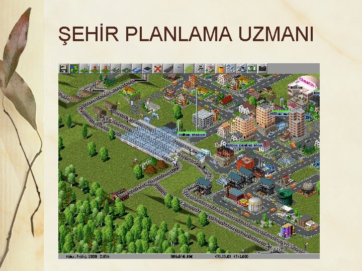 ŞEHİR PLANLAMA UZMANI 