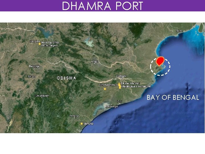 DHAMRA PORT BAY OF BENGAL 