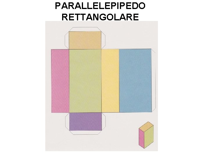 PARALLELEPIPEDO RETTANGOLARE 