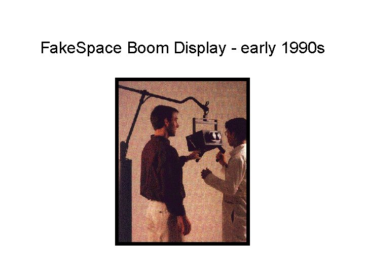 Fake. Space Boom Display - early 1990 s 