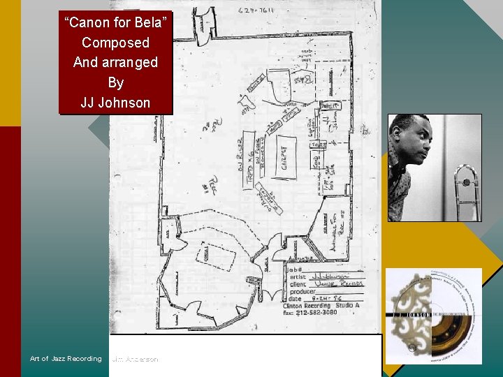 “Canon for Bela” Composed And arranged By JJ Johnson Art of Jazz Recording Jim