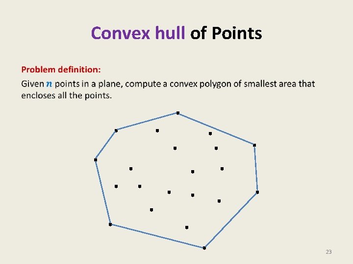 Convex hull of Points • 23 