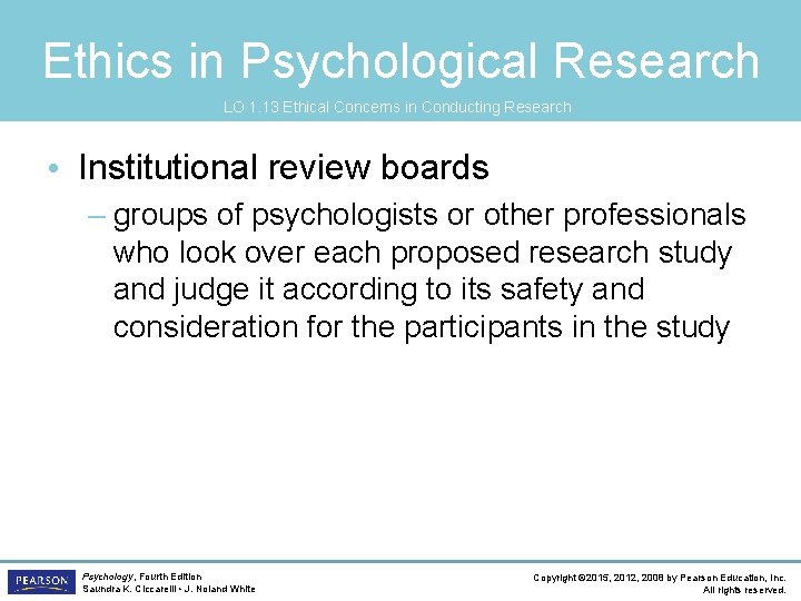 CHAPTER 1 the science of psychology fourth edition