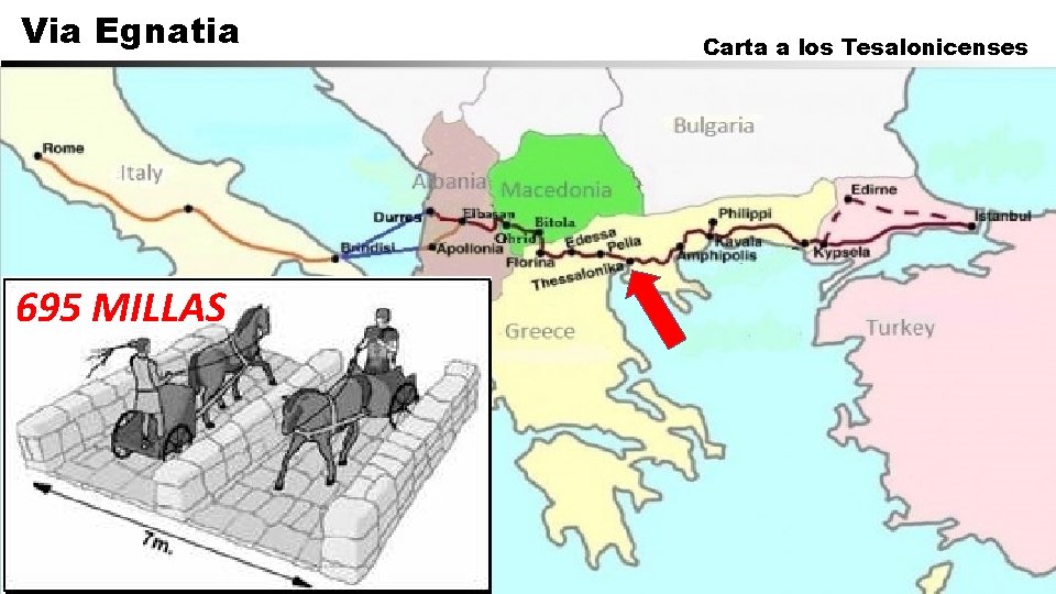 Via Egnatia 695 MILLAS Carta a los Tesalonicenses 