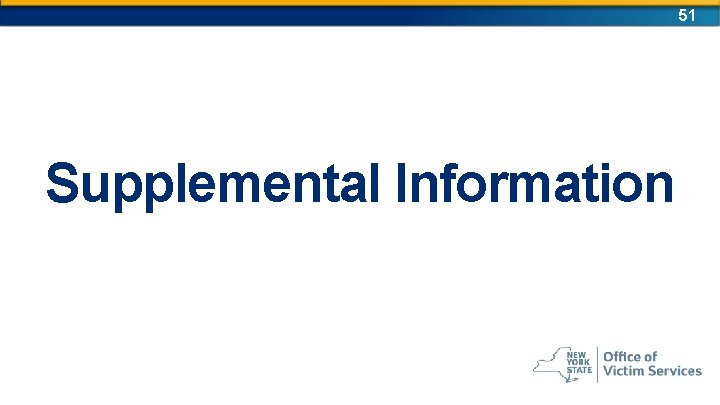 51 Supplemental Information 51 Supplemental Information