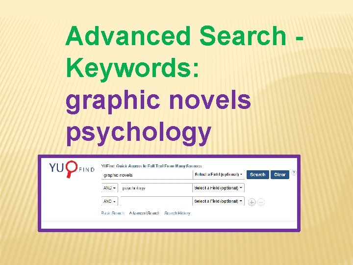 Advanced Search Keywords: graphic novels psychology 