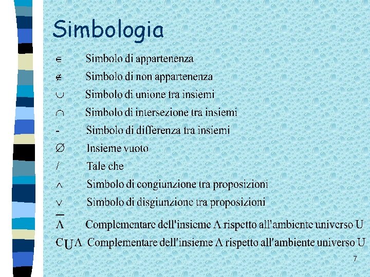 Simbologia 7 